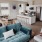 Open and spacious living room in one bedroom apartment in Ohio City - Church + State Apartments